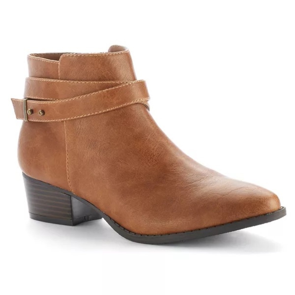 Lauren Conrad Brown Booties